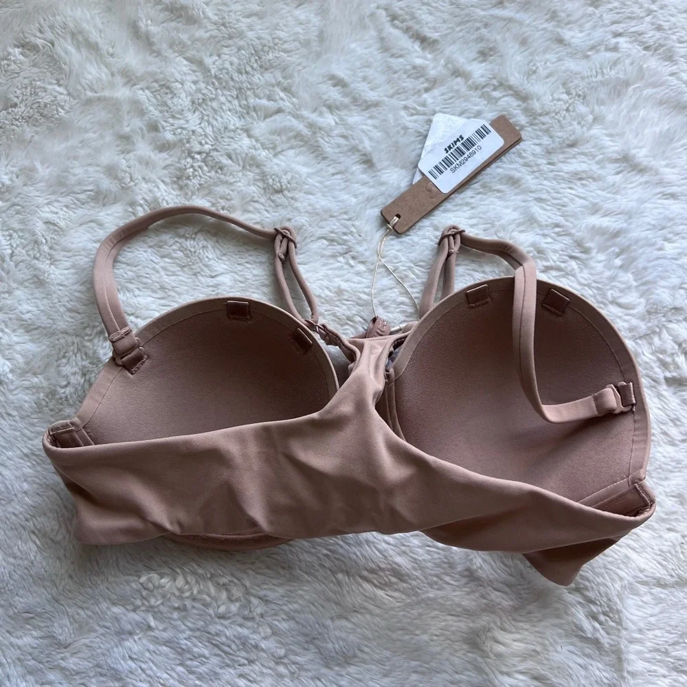 SKIMS Women's Fits Everybody Racerback Demi Bra Clay Size 32C DM-DEM-7626W NWT
